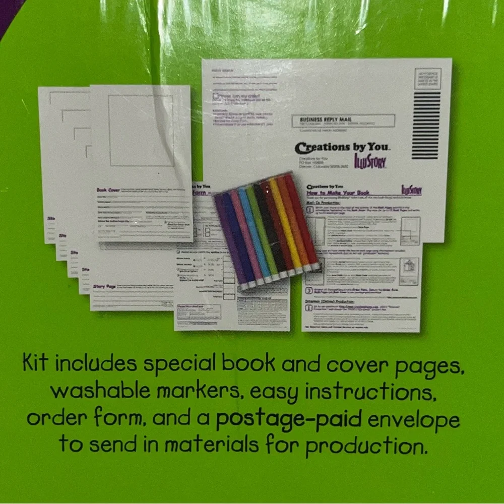 Creations by You Illustory Publish Your‎ Own Book, New, Sealed Box